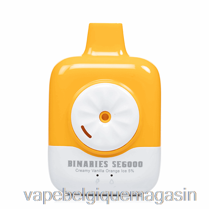 Vape Belgique Horizon Binaires Se6000 Jetable Crémeux Vanille Orange Glace